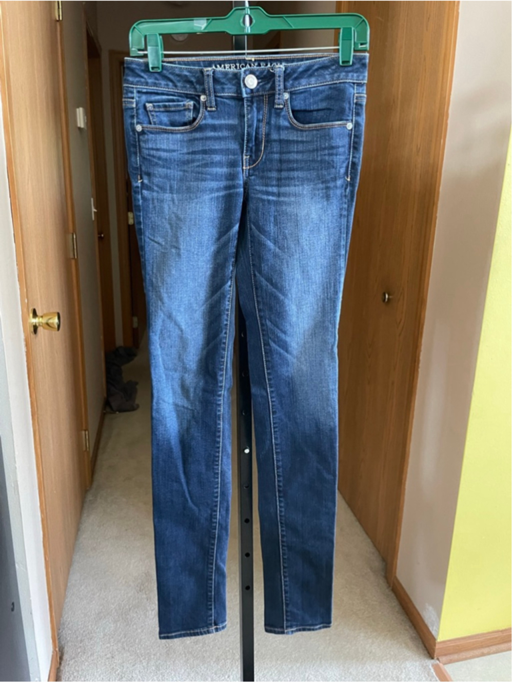 Women's American Eagle Outfitters Blue Skinny Jeans Size 2